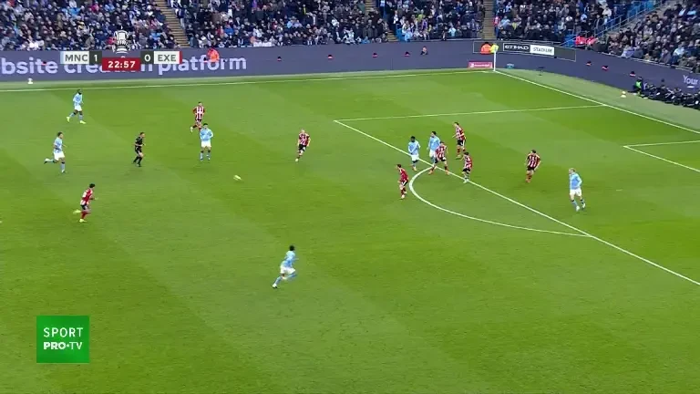 Manchester City - Exeter, VOYO: Gol Rodri (minutul 24)