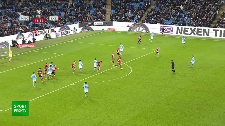 Manchester City - Exeter, VOYO: Gol O Reilly (minutul 79)