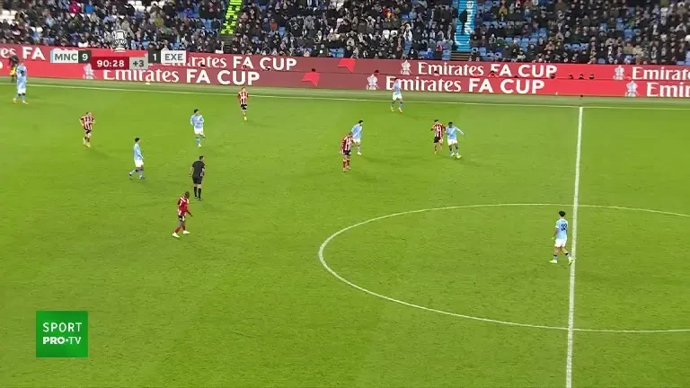 Manchester City - Exeter, VOYO: Gol Lewis (minutul 90+1)