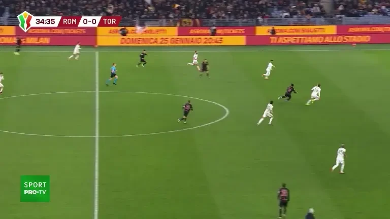 Coppa Italia | AS Roma - Torino, gol minutul 34 (13.01.2026)