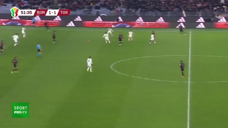Coppa Italia | AS Roma - Torino, gol minutul 52 (13.01.2026)