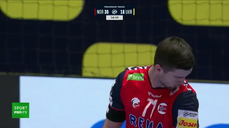 Norvegia - Ucraina 39-22 (EHF EURO 2026, VOYO)
