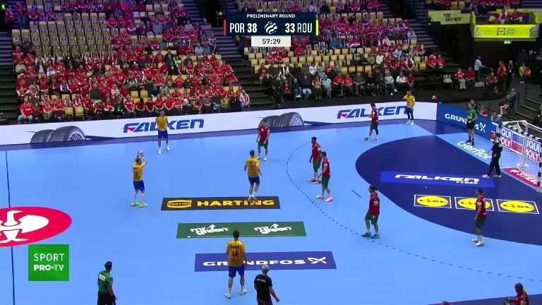 România - Portugalia 34-40, în Grupa B a Europeanului de handbal masculin (VOYO)