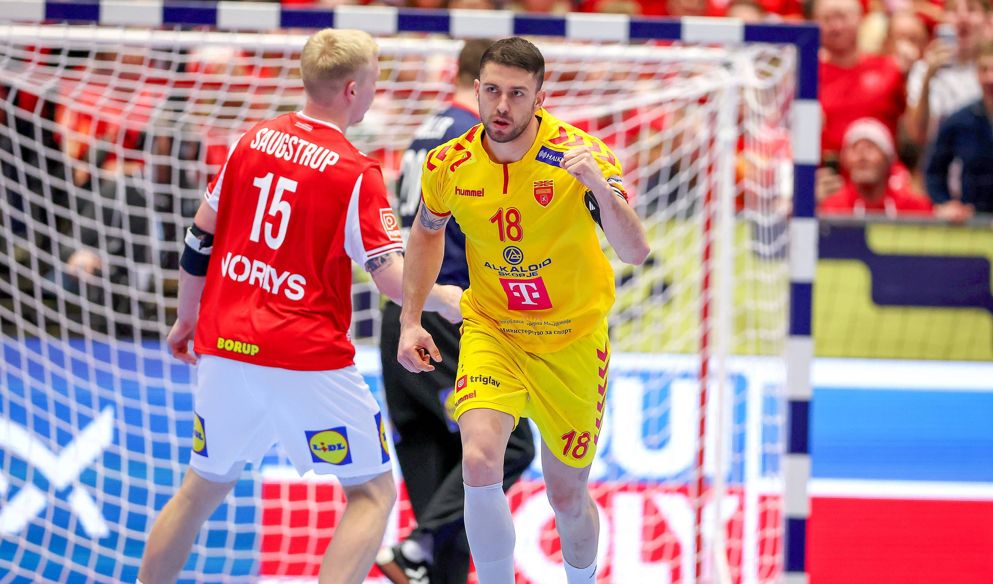 Cât s-a terminat Danemarca - Macedonia de Nord, meci din grupa României de la EHF EURO 2026 (VOYO)