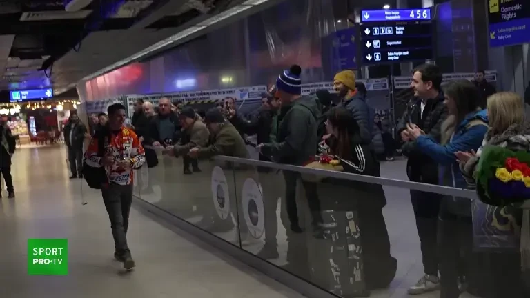 Emanuel Gyenes, copleșit de emoții la revenirea în România! Cum a fost primit sportivul român