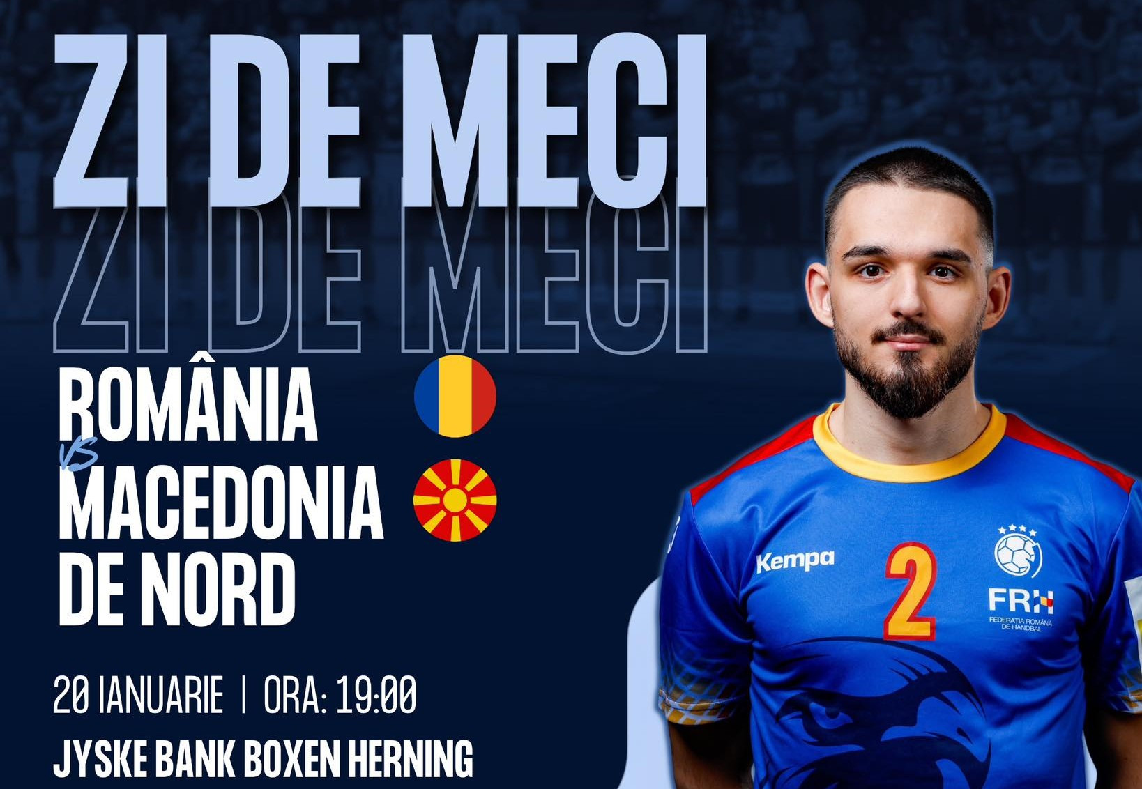 România - Macedonia de Nord, MECI DECISIV astăzi pentru tricolori la EHF EURO 2026, EXCLUSIV pe VOYO!