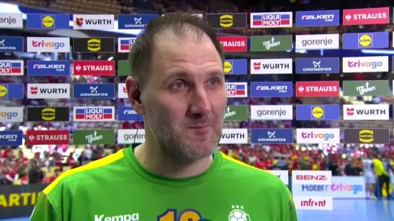 Mihai Popescu, jucătorul meciului România - Macedonia 23-24, ultima sa partidă la națională (EHF EURO 2026, VOYO)