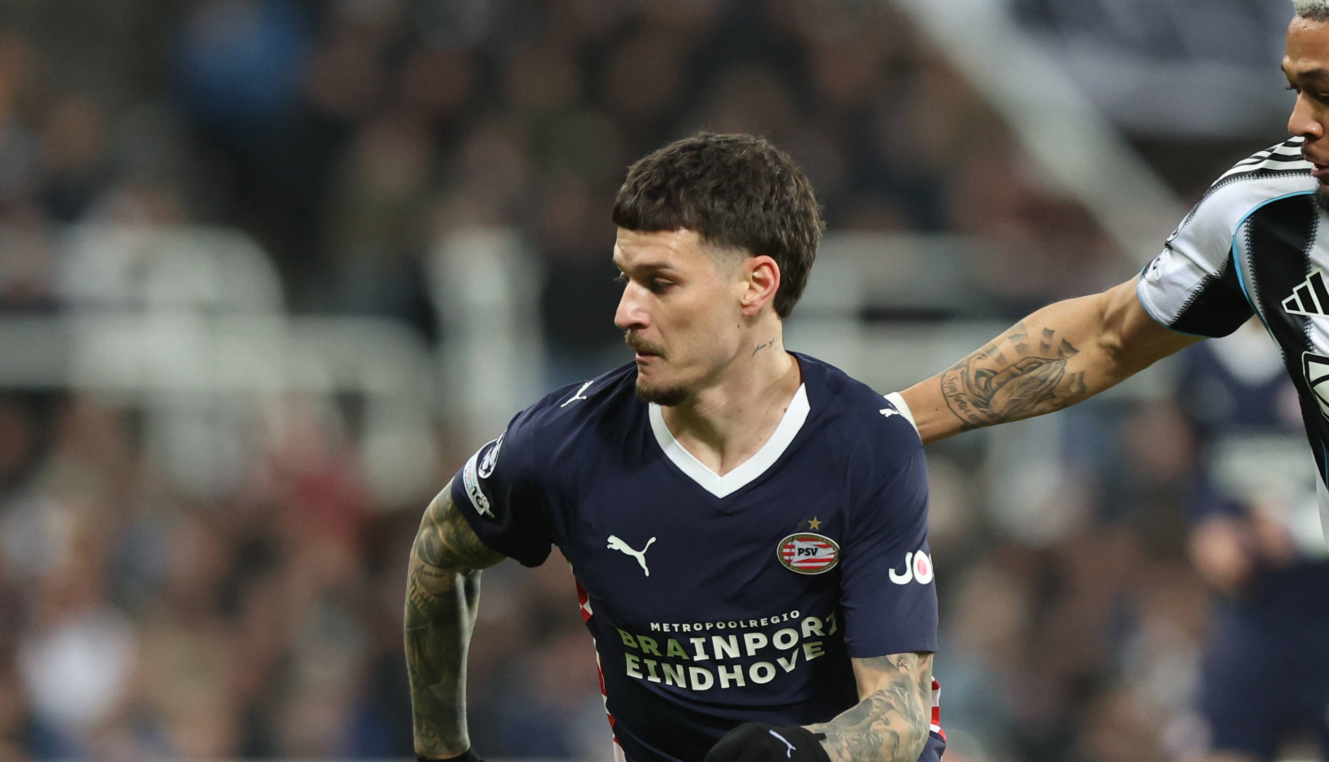 Nota primită de Dennis Man după ce PSV a fost demolată de Newcastle în UEFA Champions League