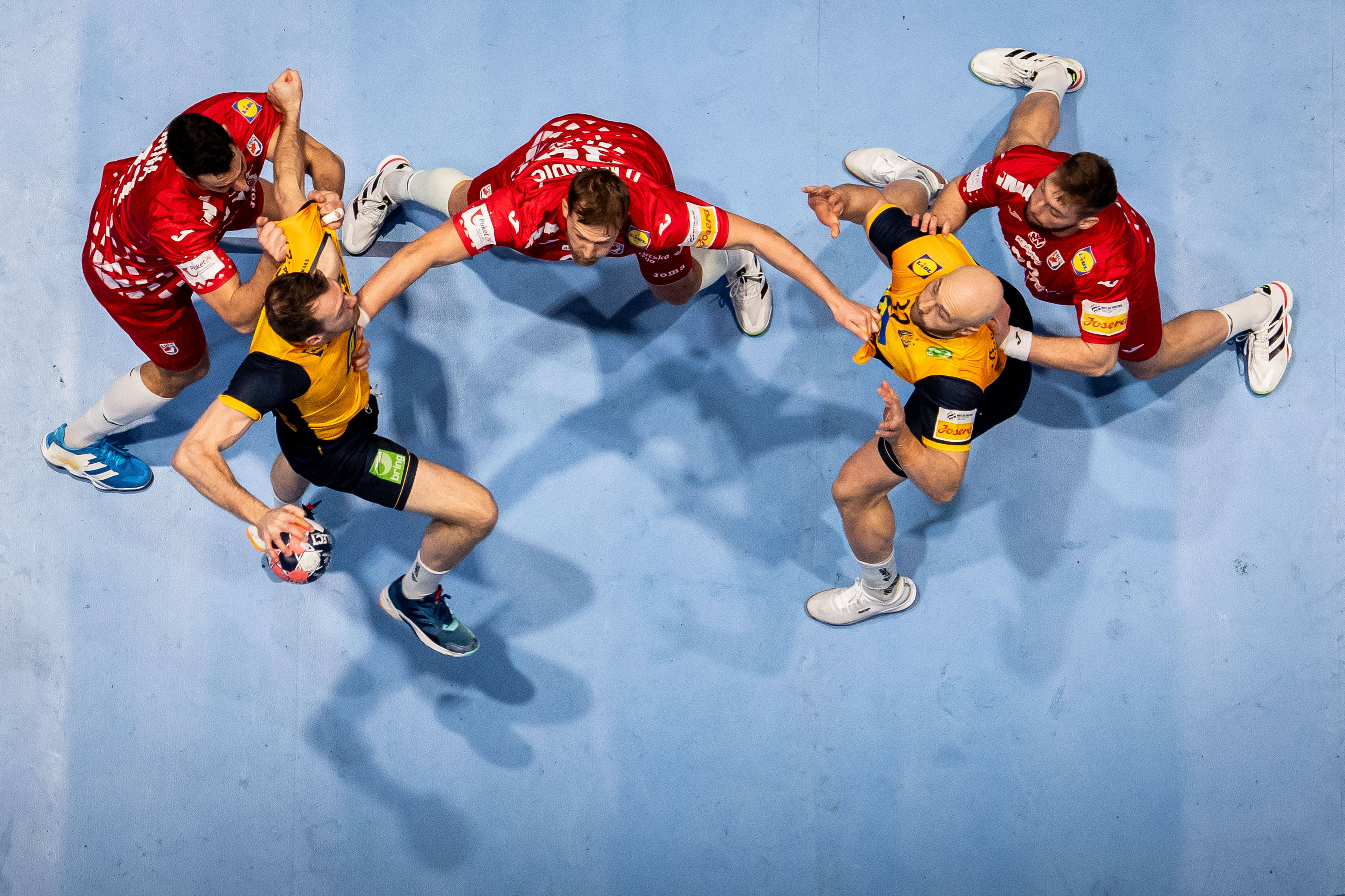 Suedia, demonstrație de handbal cu Croația la EHF EURO 2026! Cum arată grupele principale I și II, cu Dinamo reprezentată în ambele