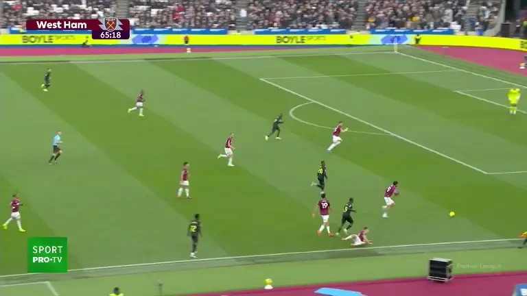 West Ham - Sunderland 3-1 | Min. 66: Gol Sunderland. Brobbey marchează