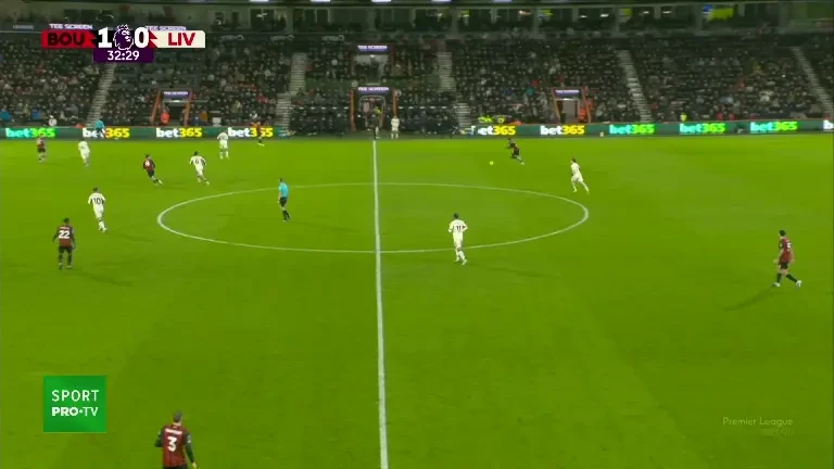 Bournemouth - Liverpool | Min. 33: Jimenez îl învinge pe Alisson din interiorul careului