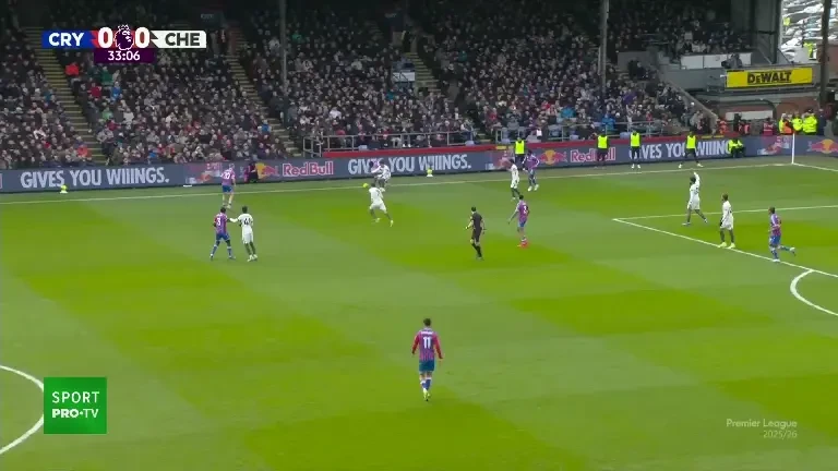 Crystal Palace - Chelsea, VOYO: Gol Estevao (minutul 34)
