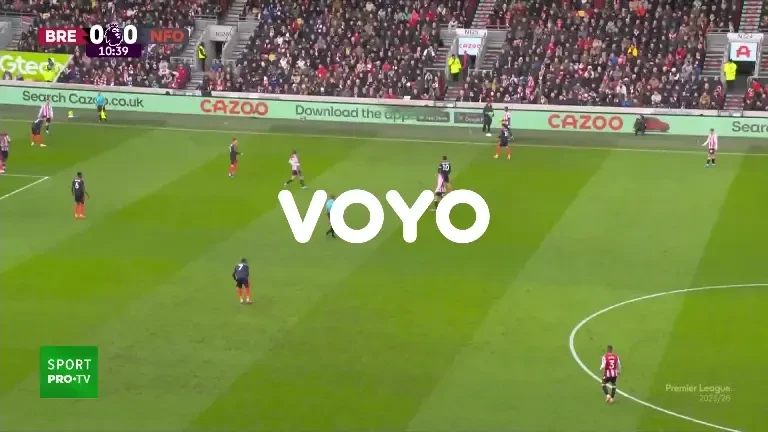 Brentford - Nottingham Forest 0-2 în Premier League (VOYO 25.01.2026)