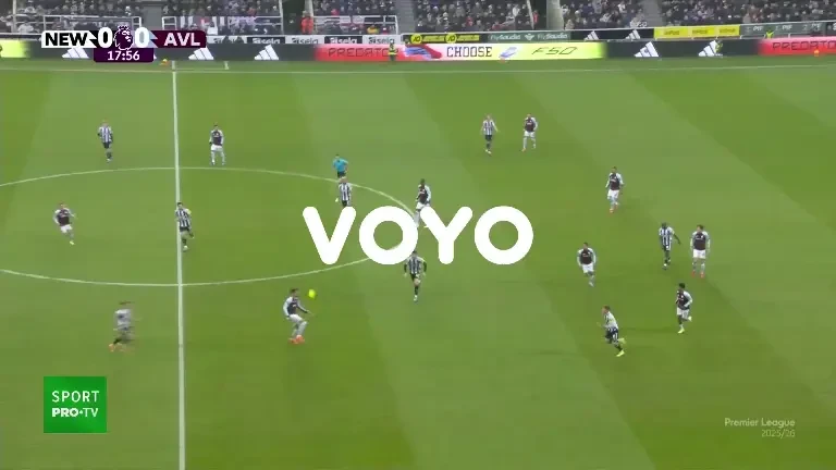 Newcastle - Aston Villa 0-2 în Premier League (VOYO 25.01.2026)