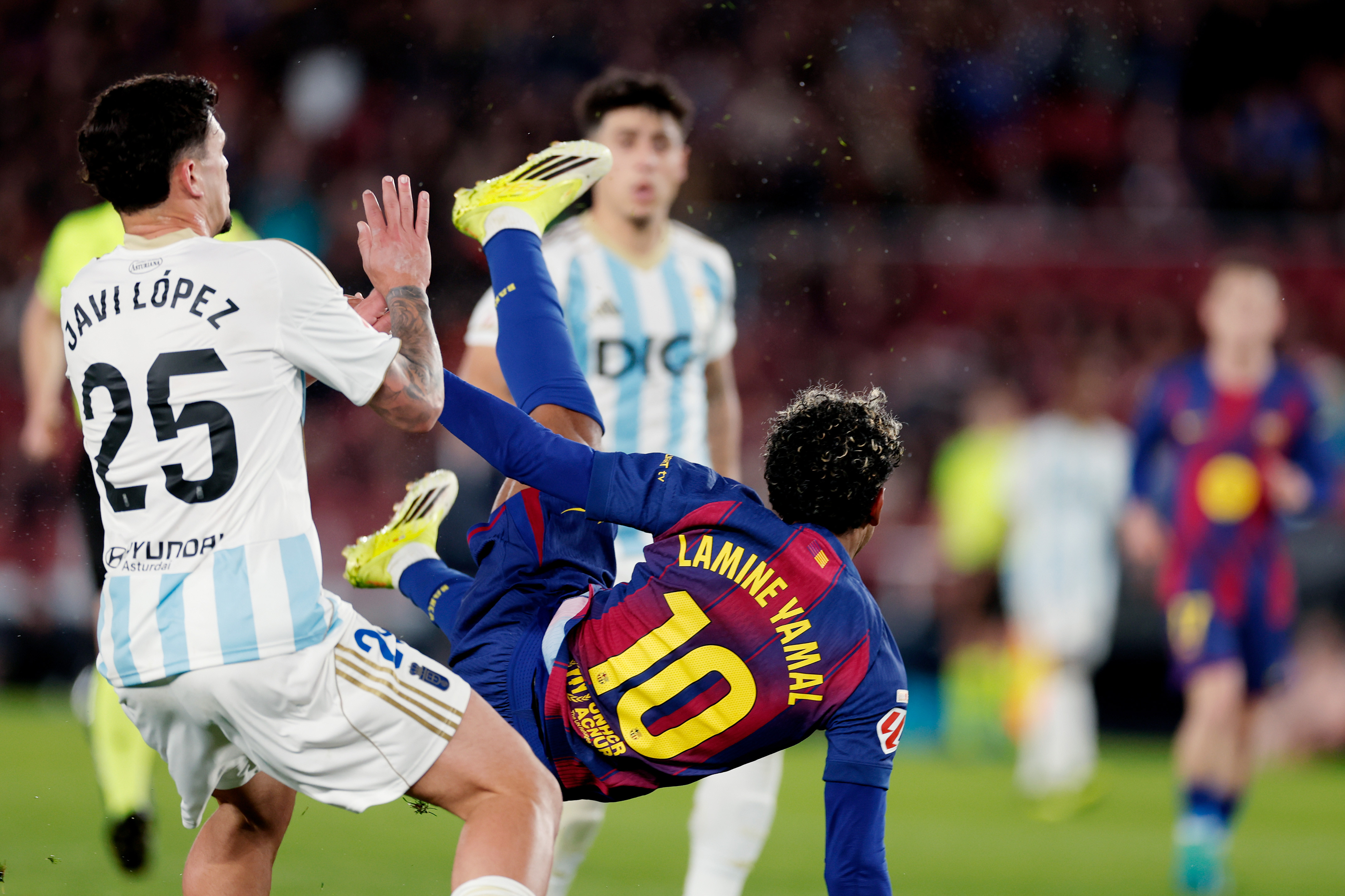 Lamine Yamal a marcat golul etapei în La Liga! Starul Barcelonei, foarfecă de pus în ramă | Catalanii s-au distrat cu Oviedo