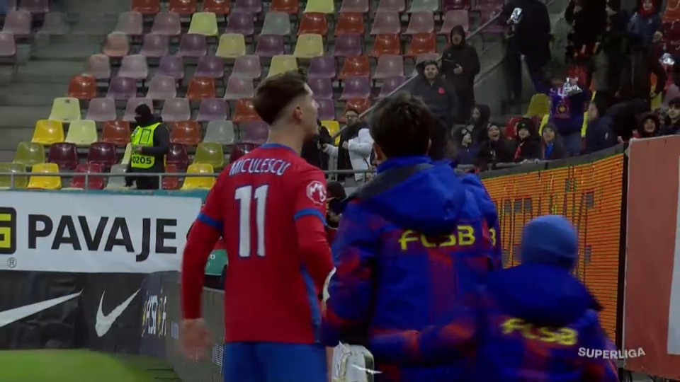 FCSB - CFR Cluj 1-0, ACUM, pe Sport.ro | Roș-albaștrii deschid scorul și nimeresc bara la următoare fază