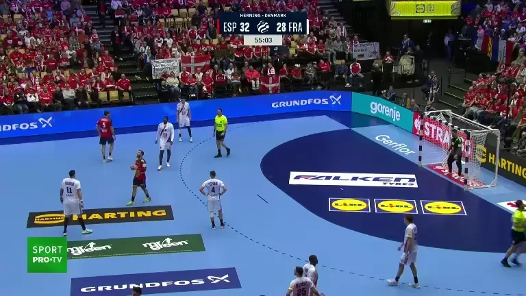 Spania - Franța 36-32 la EHF EURO 2026 (VOYO 26.01.2026)