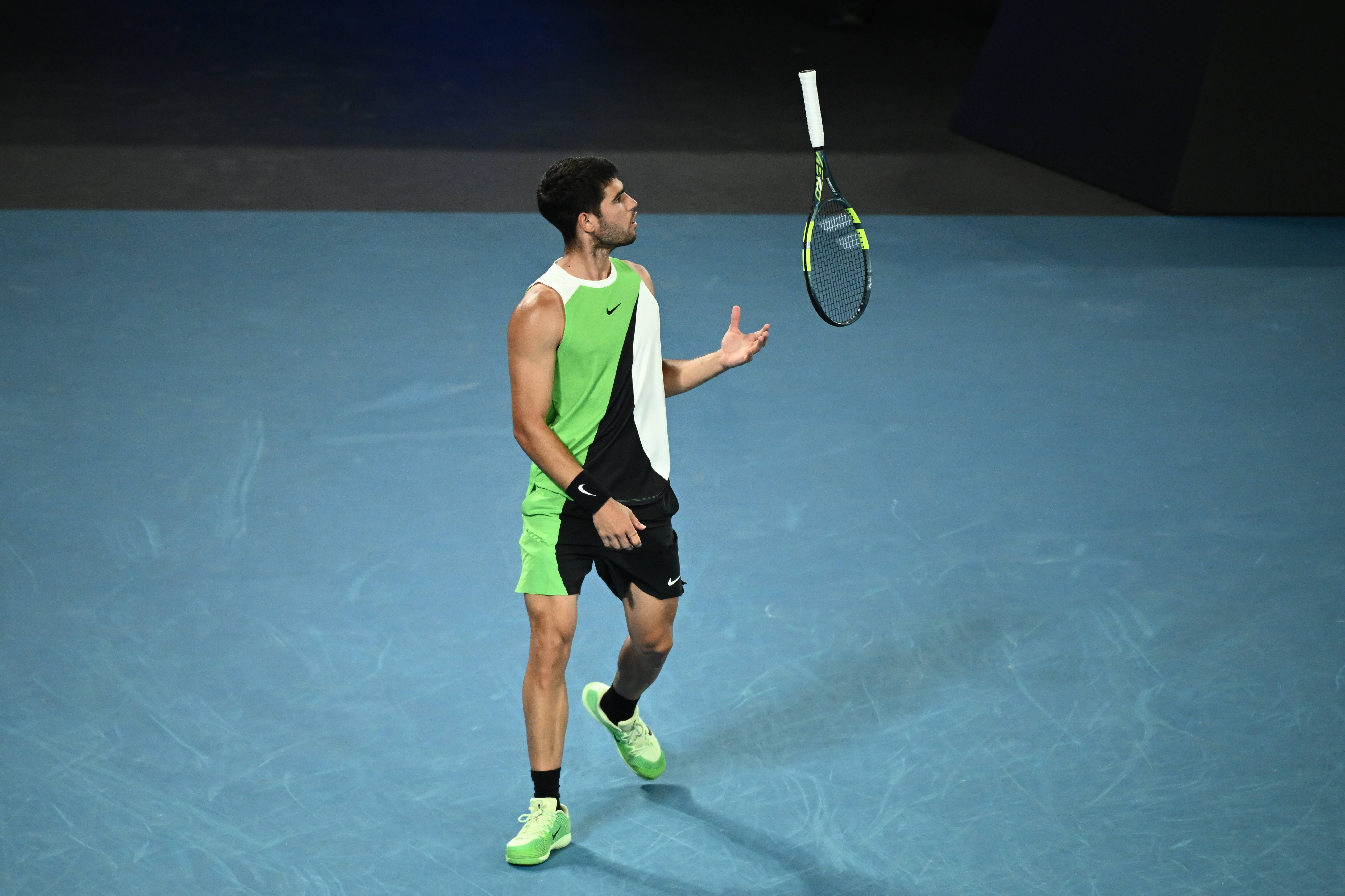 La prima sperietură fără Ferrero, Alcaraz rămâne în picioare și impresionează: duel cu Zverev, în semifinalele Openului Australian