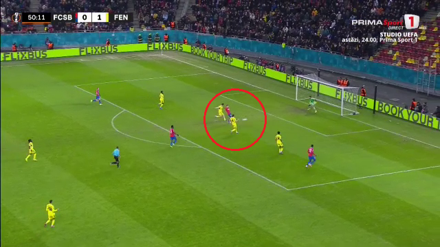 Turcii au reacționat imediat după ocazia uriașă irosită de Darius Olaru în FCSB - Fenerbahce: ”Fantastic!”