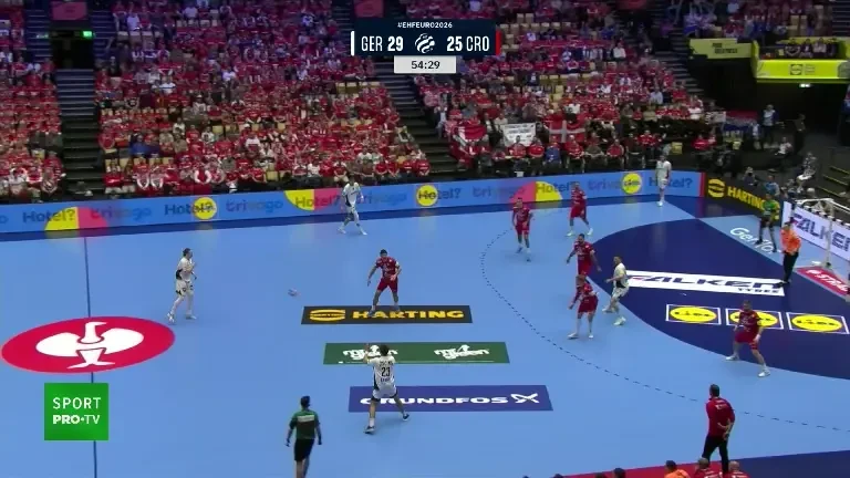 Germania - Croația 31-28 în semifinalele Europeanului de handbal (VOYO)