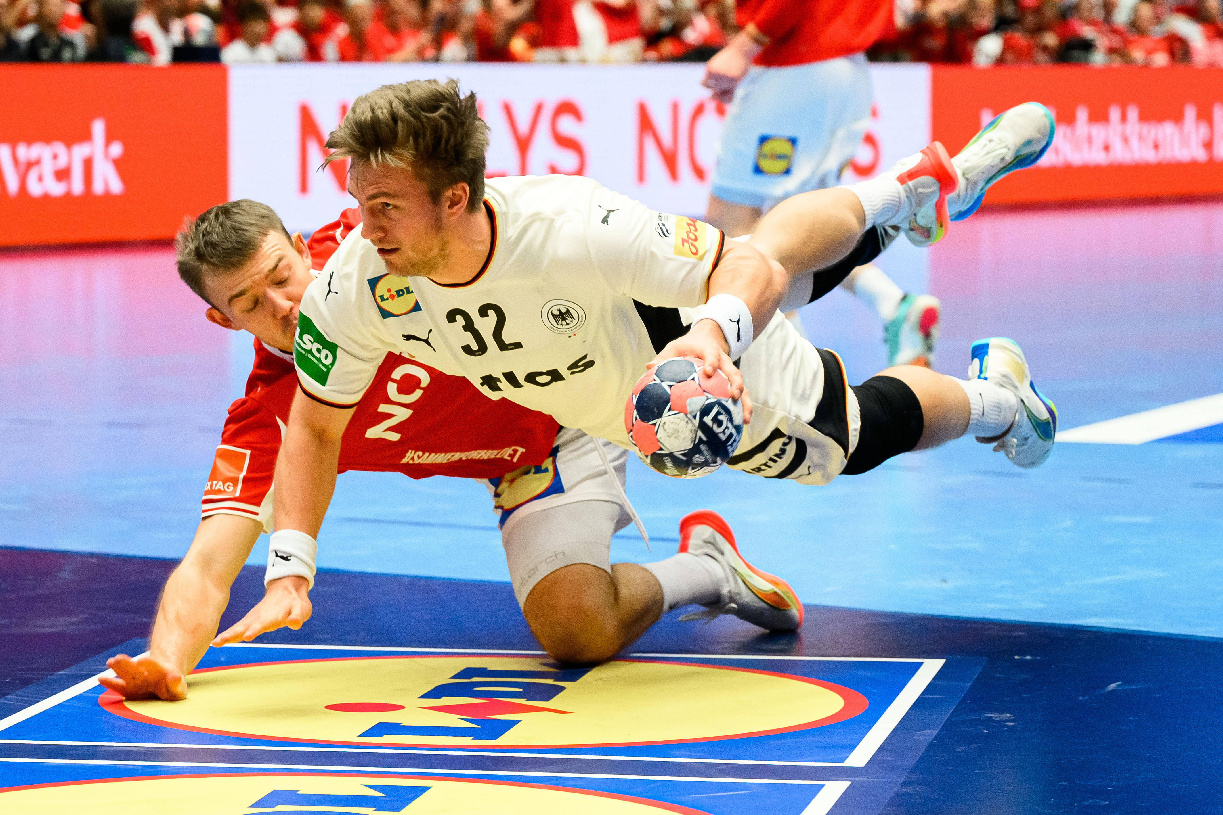 Danemarca - Germania, finala EURO 2026, ACUM pe VOYO. Gidsel, anihilat în debutul actului secund