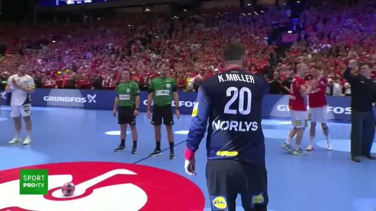 Danemarca - Germania | Gest superb imediat după finalul meciului (VOYO)
