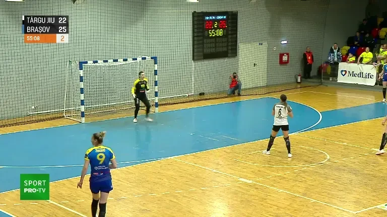 CSM Târgu Jiu - Corona Brașov 24-28 a fost pe VOYO (01.02.2026)