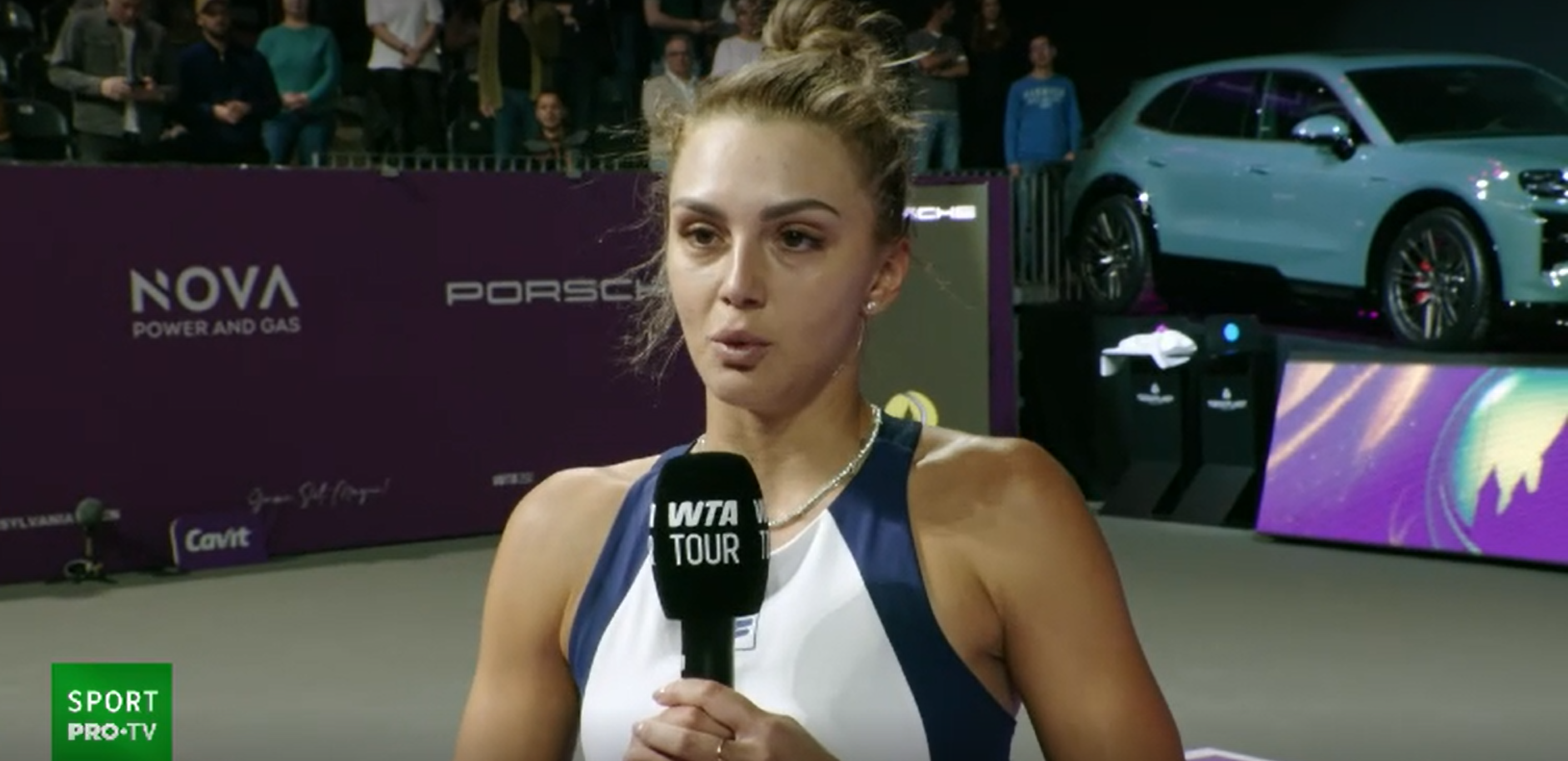 Jaqueline Cristian câștigă puncte uluitoare și supraviețuiește în Openul Transilvaniei, după un prim duel exploziv (Pro Arena și VOYO)