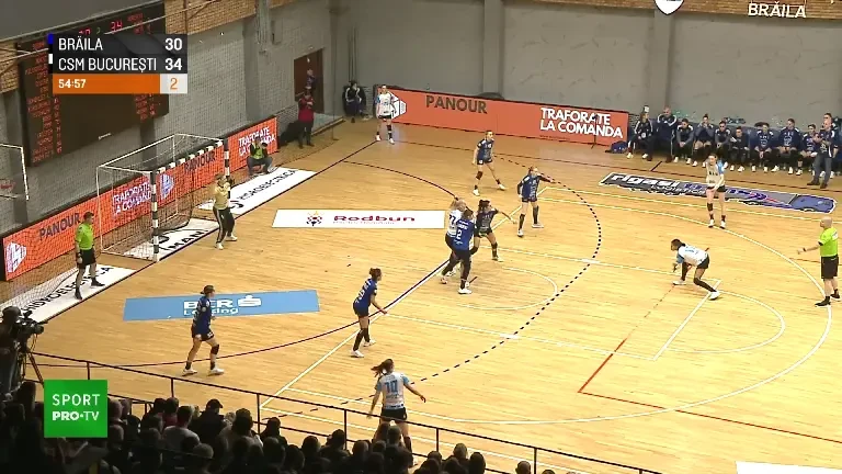 Dunărea Brăila - CSM București 34-36 în Liga Florilor (VOYO 03.02.2026)