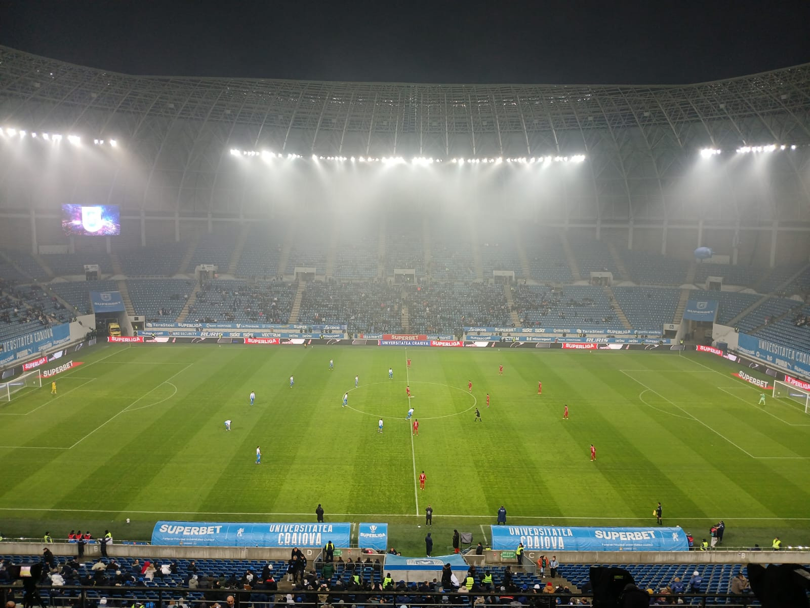 Universitatea Craiova - Oțelul Galați 0-0, ACUM. Bancu are prima ocazie a meciului