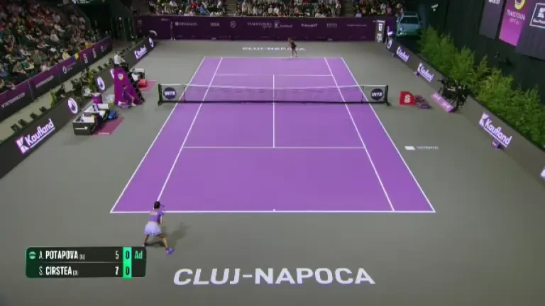 Sorana ”Speedy Gonzales” Cîrstea, la Transylvania Open: a fost peste tot pe teren, la 36 de ani fără 2 luni, în meciul în care a învins-o pe campioana din 2025