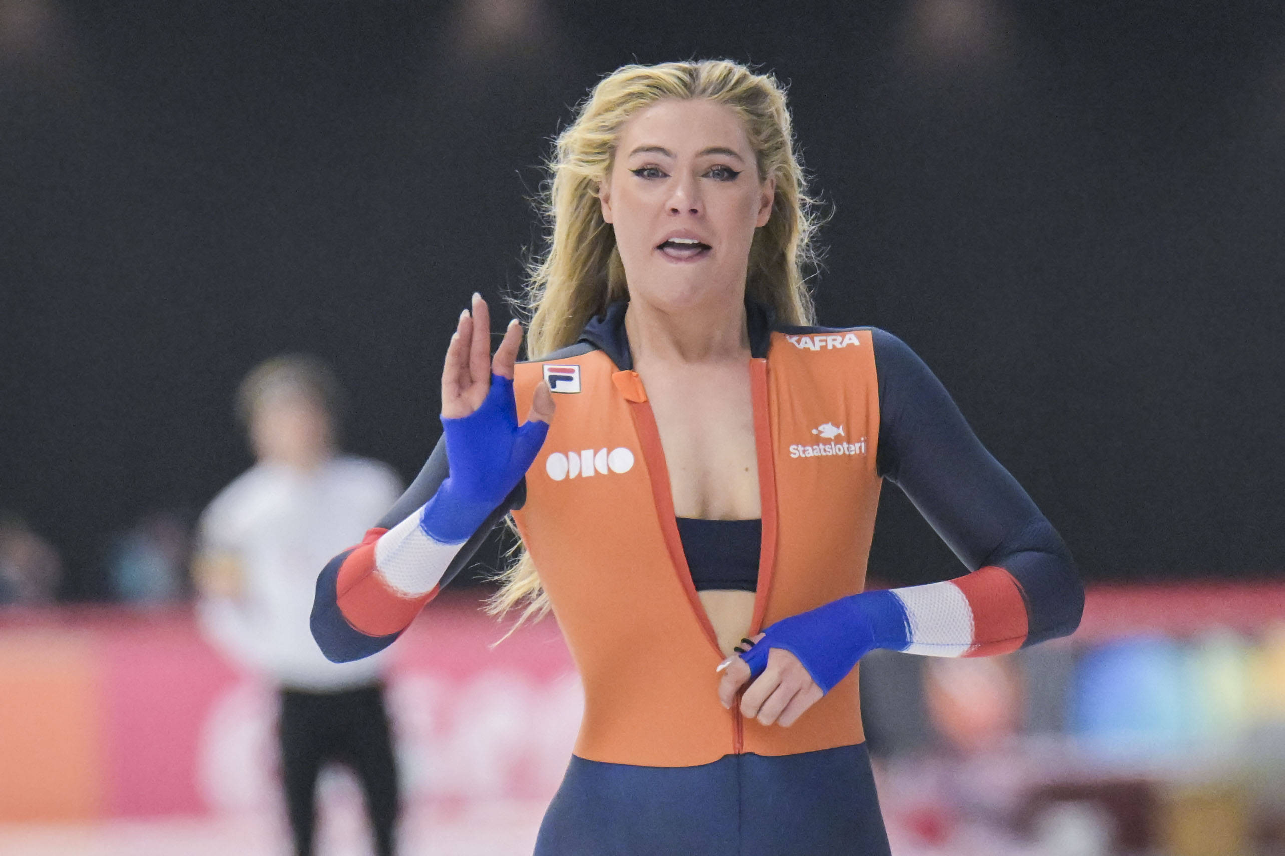Jutta Leerdam, cea mai atrăgătoare patinatoare, a arătat ce mănâncă la cantina din satul olimpic, la Jocurile Olimpice de Iarnă 2026