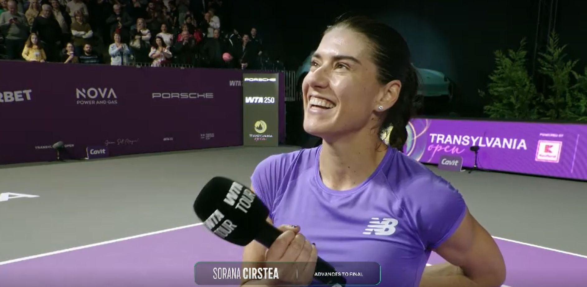 „Una din cele mai bune zile din viața mea”. Sorana Cîrstea, în lacrimi după calificarea în finala Transylvania Open (Pro Arena și VOYO)