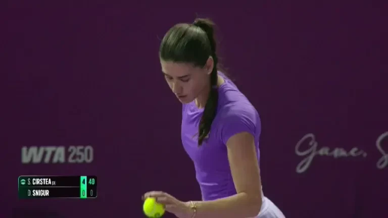 Daria Snigur nu a avut replică în fața Soranei Cîrstea, în semifinalele Transylvania Open. Un rever superb, executat în cross, de româncă
