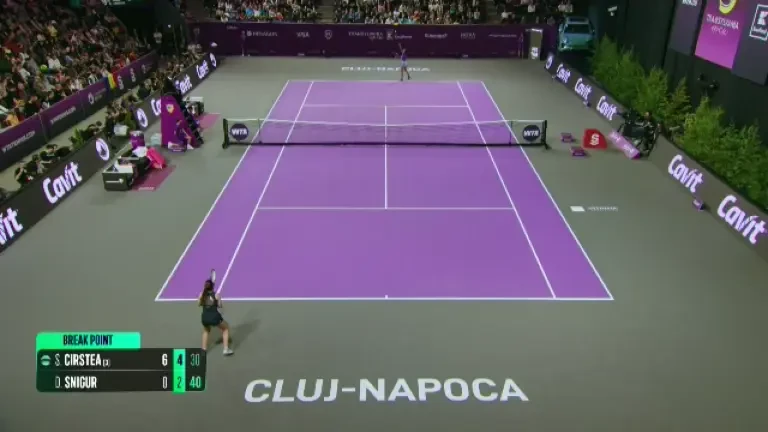 Cum salvezi o minge de break: un ghid de Sorana Cîrstea, în semifinală de Transylvania Open (VOYO)