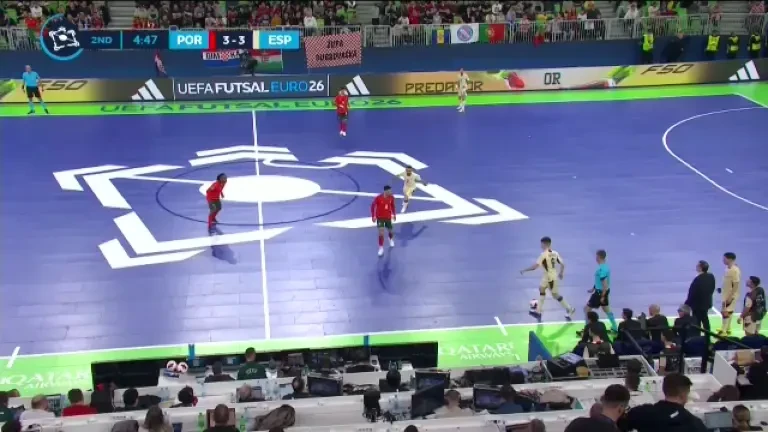 Golul decisiv al Spaniei în finala EURO Futsal (VOYO) cu Portugalia, înscris târziu în meci