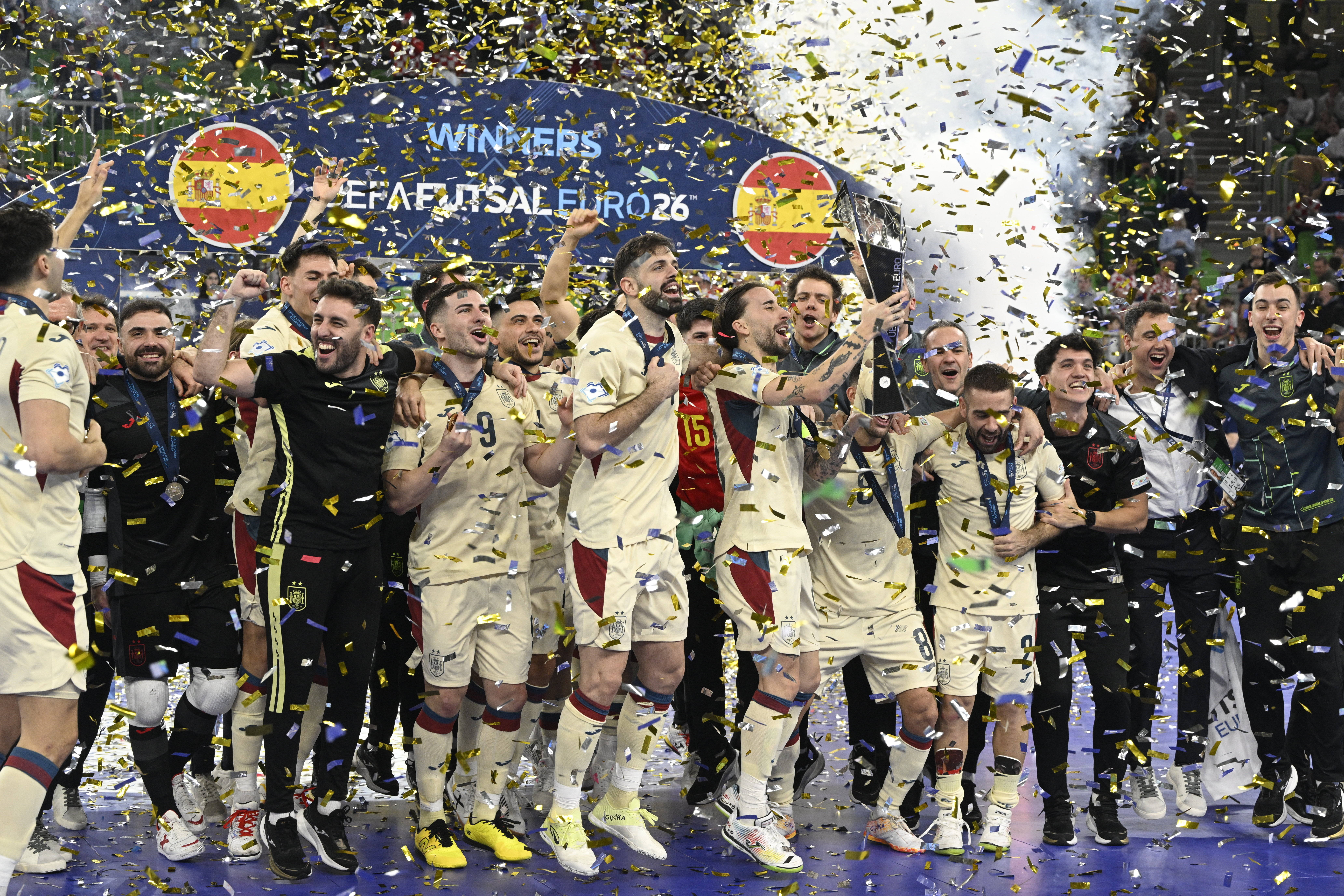 Spania, campioană europeană la futsal (VOYO), după 10 ani. După doar 7 minute, scorul finalei cu Portugalia a fost 2-2