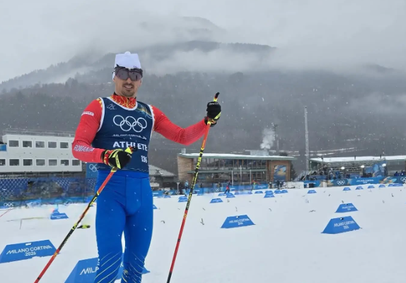 Locul ocupat de Paul Pepene (37 de ani) în proba de skiatlon de la Jocurile Olimpice de Iarnă de la Milano Cortina