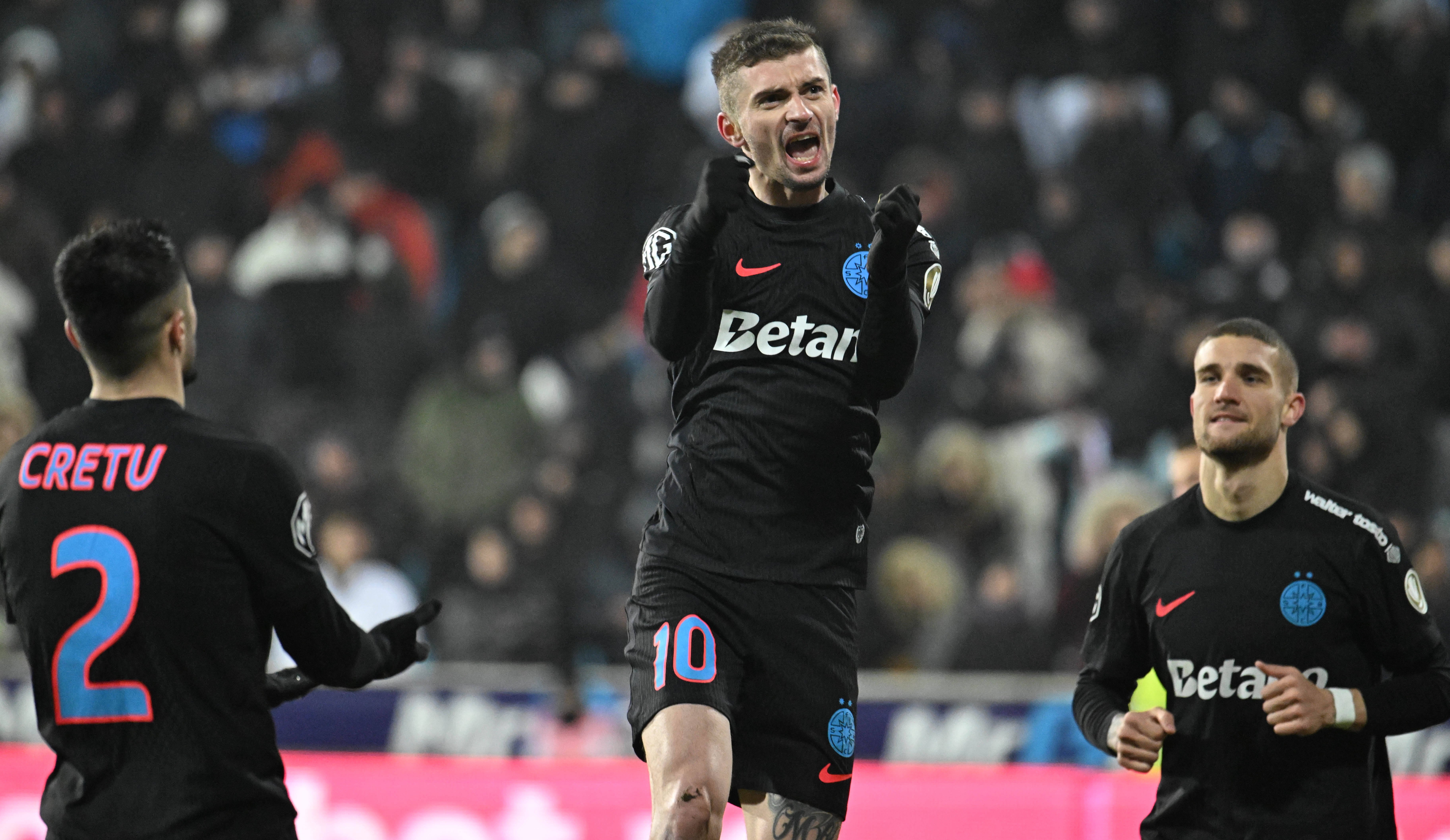 Florin Tănase, unic în istoria FCSB! Borna specială atinsă contra Oțelului pentru campioana en-titre