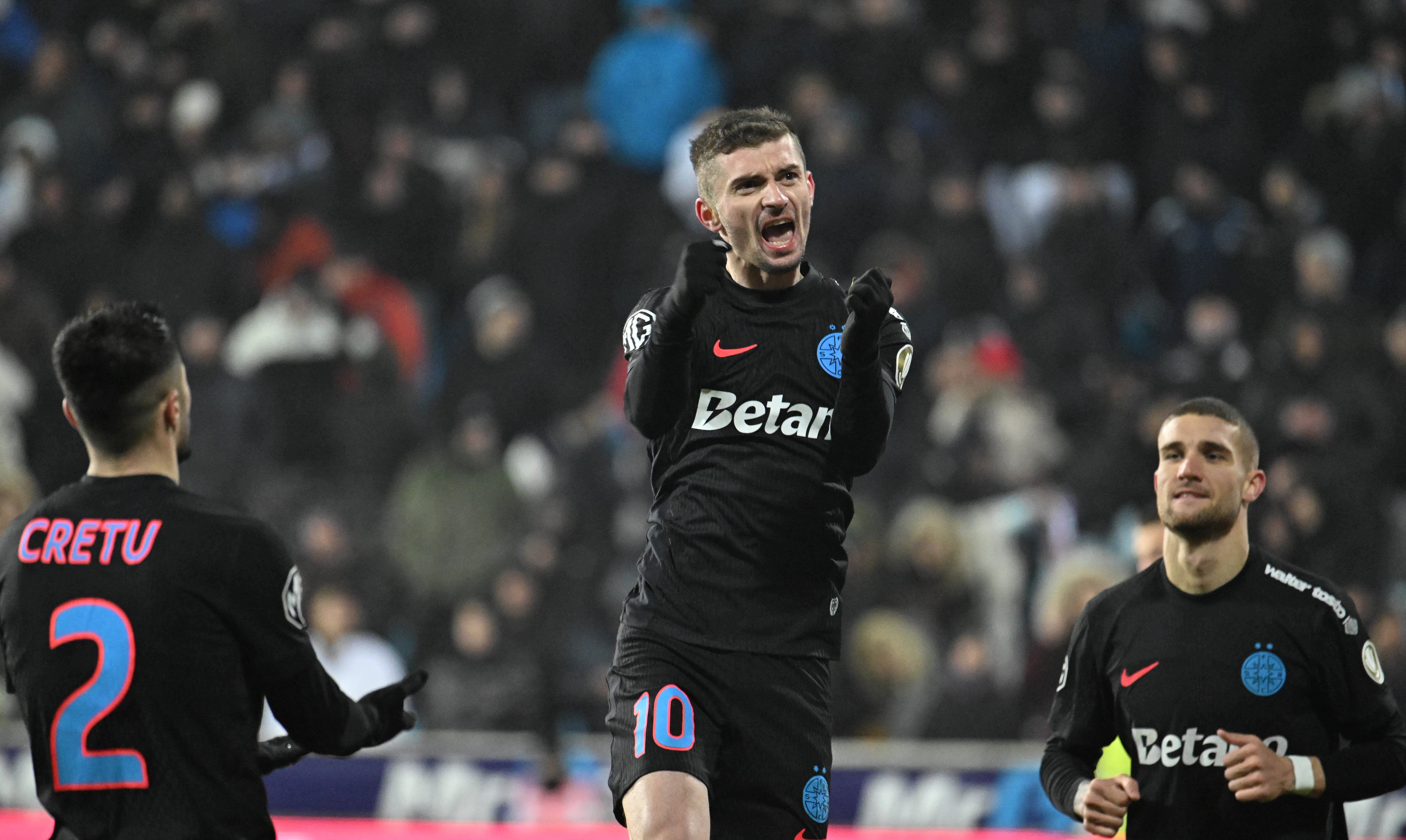 Florin Tănase, omul record după Oțelul - FCSB 1-4! Ce a reușit starul campioanei: „Mă bucur pentru asta”