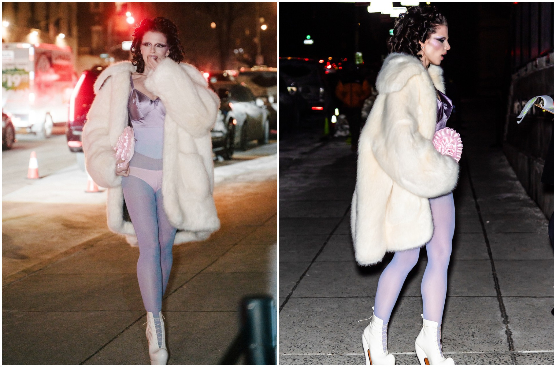 Trecătorii au fost șocați când au văzut-o AȘA pe stradă! Cine e vedeta care a ignorat orice regulă vestimentară