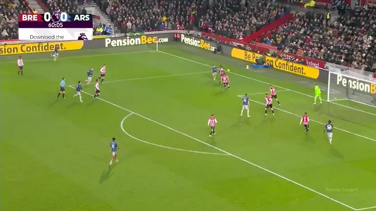 Arsenal deschide scorul cu Brentford, LIVE pe VOYO acum