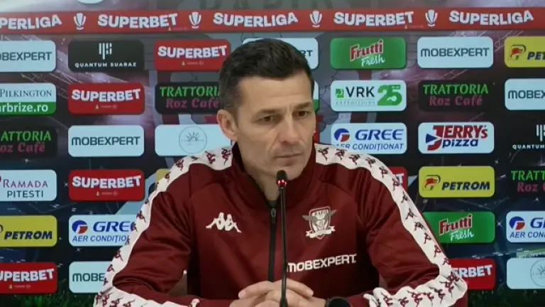 Conferință de presă Costel Gâlcă înainte de Farul - Rapid (13.02.2026)