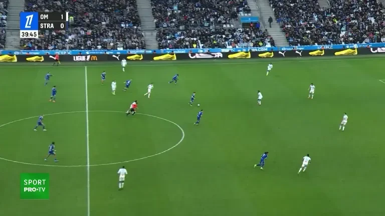 Ligue 1 | Marseille - Strasbourg, gol minutul 40