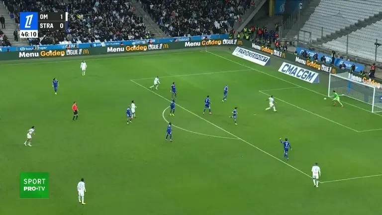 Ligue 1 | Marseille - Strasbourg, gol minutul 47