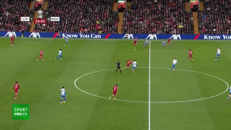 FA Cup | Liverpool - Brigthon, VOYO: Lecție de fotbal și GOL marcat de Szoboszlai