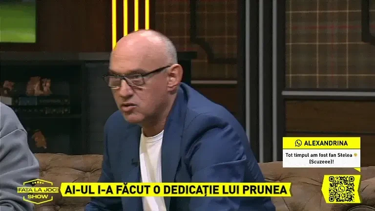 Fața la Joc - La răscruce de vremuri: gafa lui Prunea din '94 întâlnește inteligența artificială