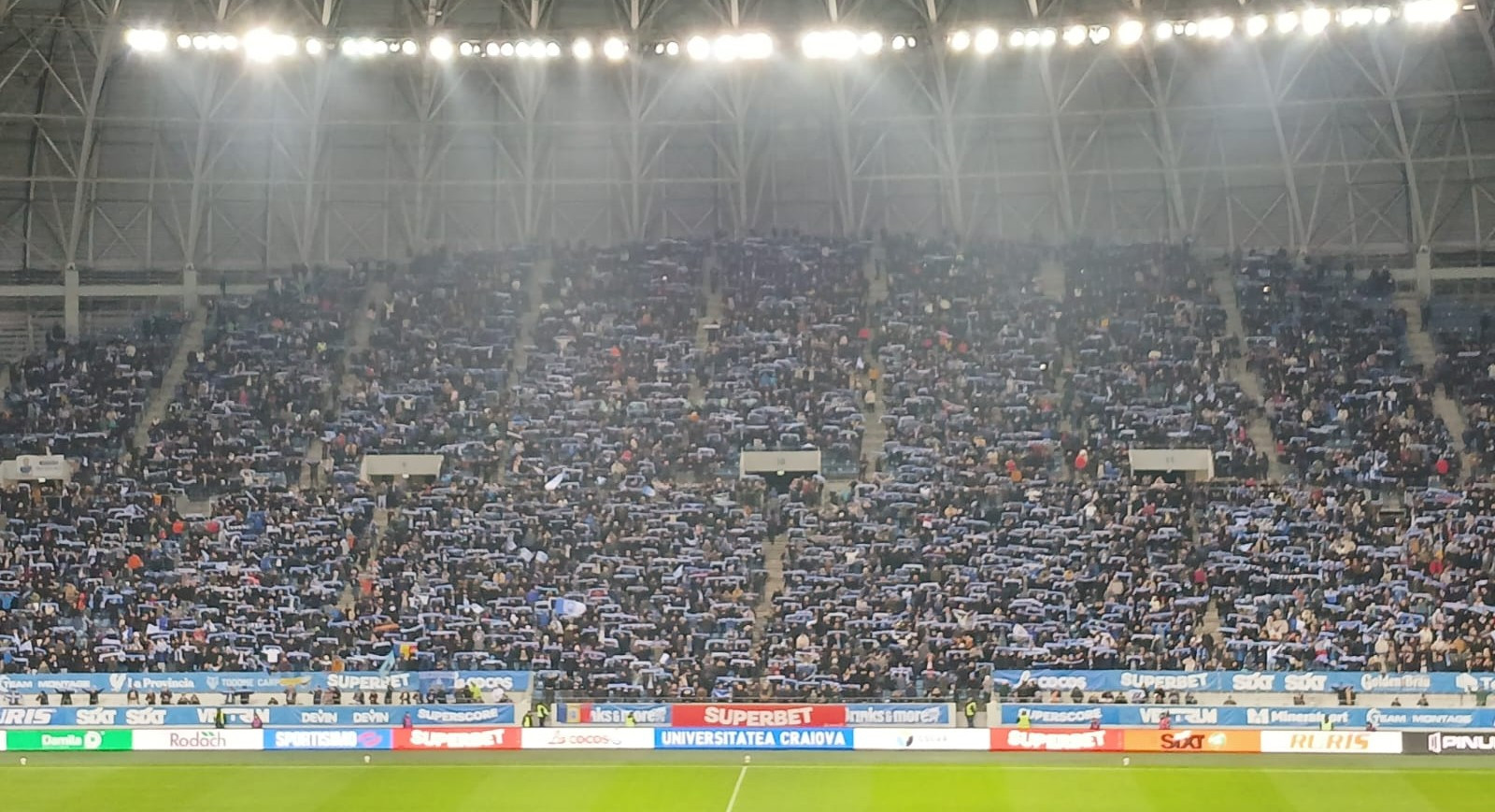 Oltenii au umplut stadionul „Ion Oblemenco”! Câți spectatori sunt la Universitatea Craiova - FCSB