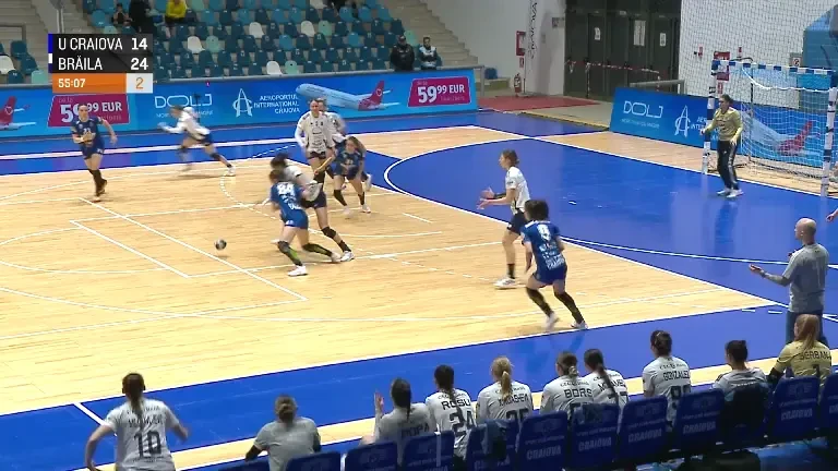 SCM U Craiova - Dunărea Brăila 16-27 în Liga Florilor (16.02.2026)