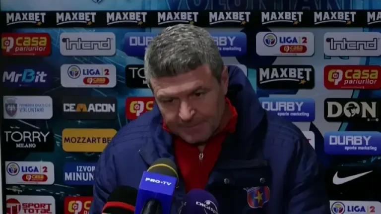 Daniel Oprița, după FC Voluntari - Steaua 2-0: "Ne-am bătut singuri"
